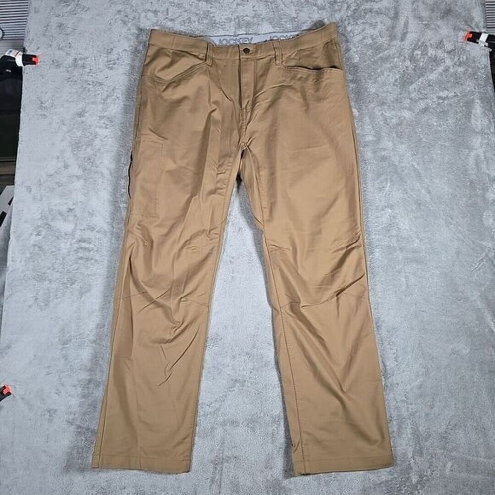Jockey Pants Mens 38x30 Tan Comfort Waist Outdoors‎ Gorpcore Hiking Utility